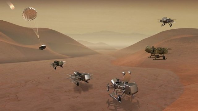 Через пять лет аппарат Dragonfly отправится искать жизнь на Титане
