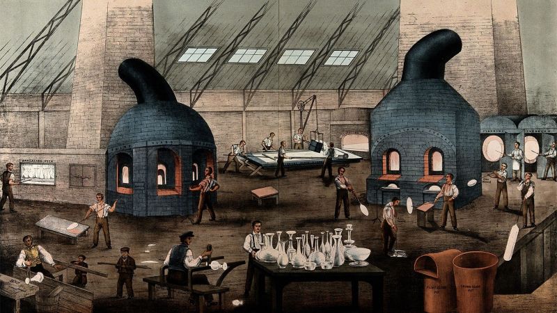 Реакция общества и адаптация к изменениям. Общество постоянно проходит через изменения и индустриальные революции. Фото.